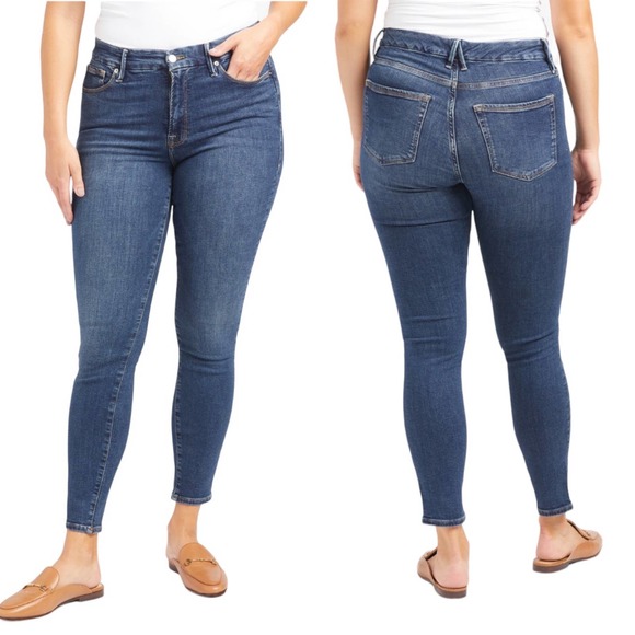 Good American Denim - Good American Good Legs Skinny High Rise Jeans Plus Size 14